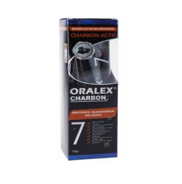 ORALEX Teeth Whitening Toothpaste with Activated Charcoal 150g